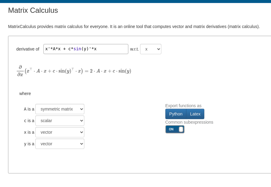 www.matrixcalculus.org